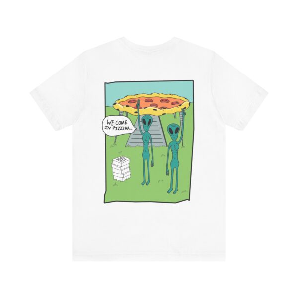 World Pizza Alien Tee Light - Image 2