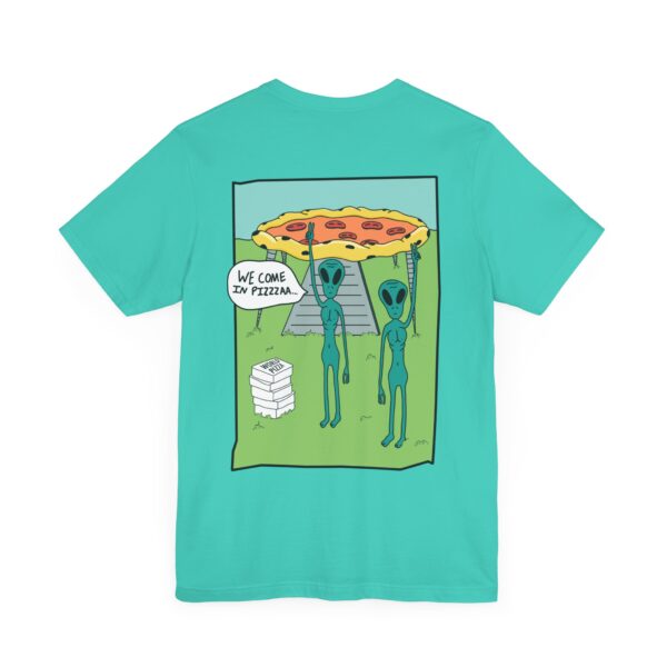 World Pizza Alien Tee Light - Image 20