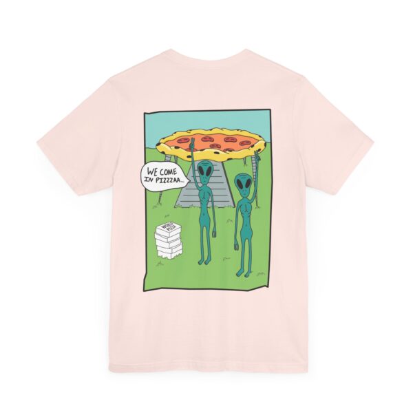 World Pizza Alien Tee Light - Image 8