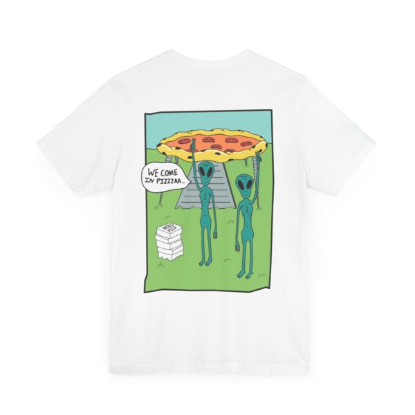 World Pizza Alien Tee Light - Image 4