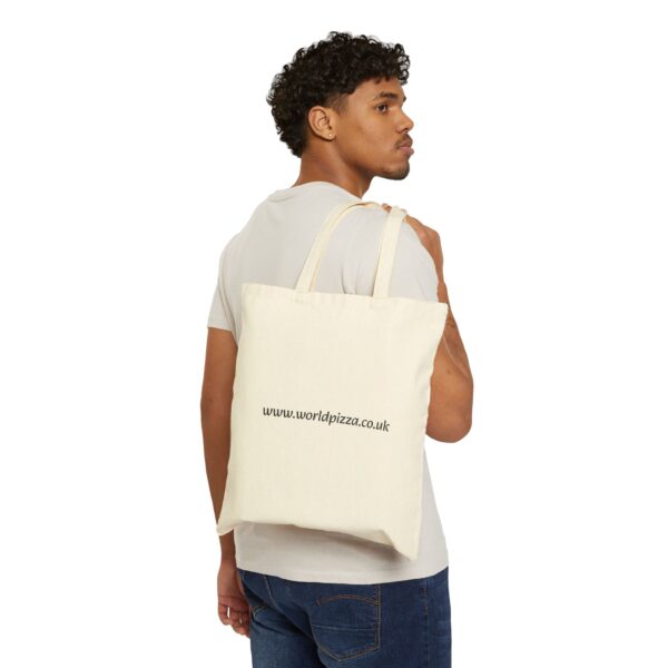 Vintage Pizza Lover Tote Bag | Eco-Friendly Shopping, Beach, Travel, Gift for Foodies, Reusable Canvas - Image 4
