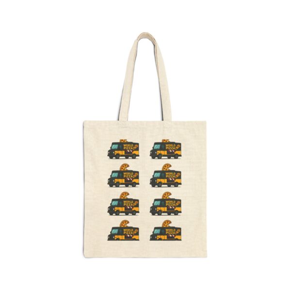 Vintage Pizza Lover Tote Bag | Eco-Friendly Shopping, Beach, Travel, Gift for Foodies, Reusable Canvas